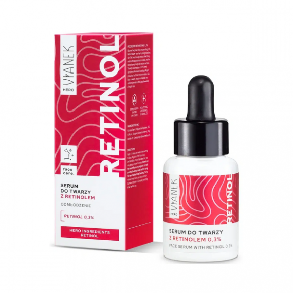Sylveco Vianek Hero Face Care, serum do twarzy z retinolem, 30 ml Sylveco Vianek Hero Face Care, serum do twarzy z retinolem, 30 ml - zdjęcie produktu