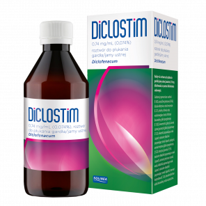 Diclostim – roztwór do płukania jamy ustnej i gardła (150 ml) - zdjęcie produktu