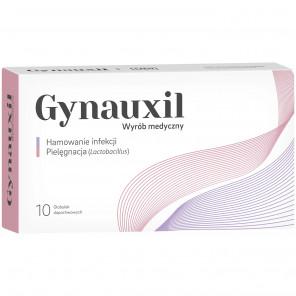 Gynauxil globulki dopochwowe (10 sztuk) – wyrób medyczny - zdjęcie produktu