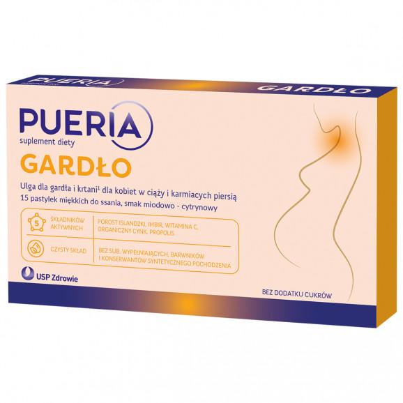 Pueria Gardło – suplement diety (15 pastylek) Pueria Gardło – suplement diety (15 pastylek) - zdjęcie produktu