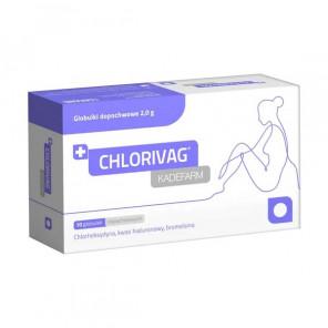 Chlorivag Kadefarm, globulki dopochwowe – wyrób medyczny (10 szt.) - zdjęcie produktu