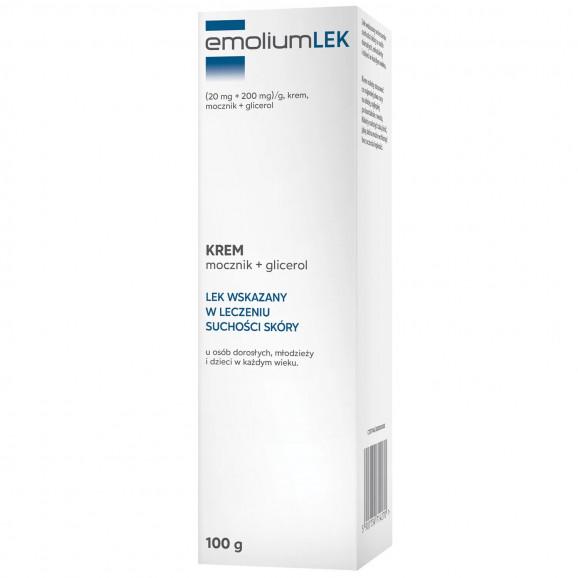 EmoliumLEK krem (20 mg + 200 mg)/g – produkt leczniczy OTC (100 g) EmoliumLEK krem (20 mg + 200 mg)/g – produkt leczniczy OTC (100 g) - zdjęcie produktu