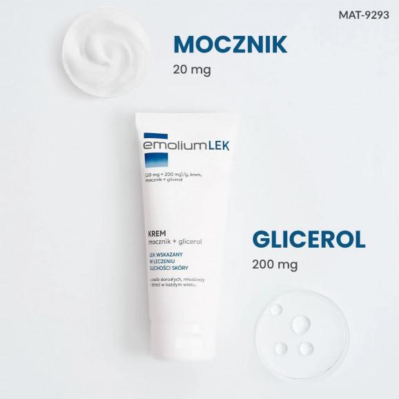 EmoliumLEK krem (20 mg + 200 mg)/g – produkt leczniczy OTC (100 g) EmoliumLEK krem (20 mg + 200 mg)/g – produkt leczniczy OTC (100 g) - zdjęcie produktu
