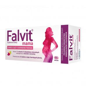 Falvit Mama – suplement diety dla kobiet w ciąży i karmiących (60 tabletek powlekanych) - zdjęcie produktu