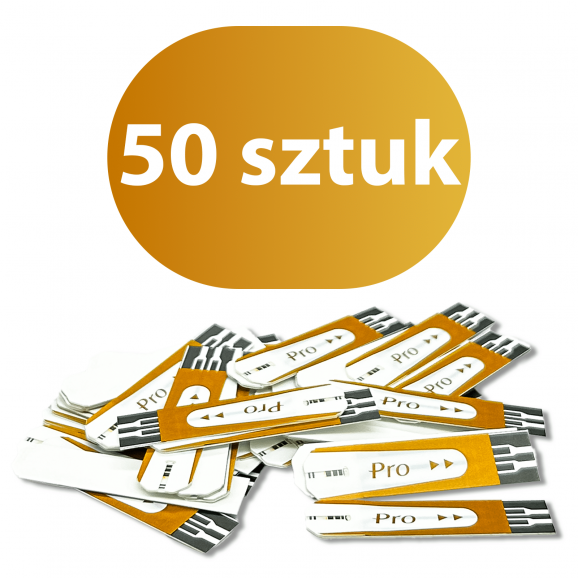Evercare, test paskowy do mierzenia poziomu glukozy we krwi (50 szt.) - zdjęcie produktu