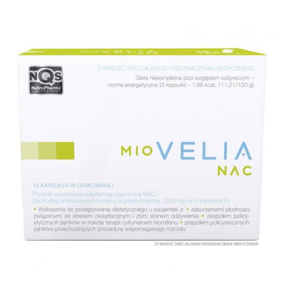 Miovelia NAC – suplement diety (15 kapsułek) Miovelia NAC – suplement diety (15 kapsułek) - zdjęcie produktu
