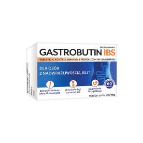 Gastrobutin IBS – tabletki o zmodyfikowanym (przedłużonym) uwalnianiu (60 tabletek) - zdjęcie produktu