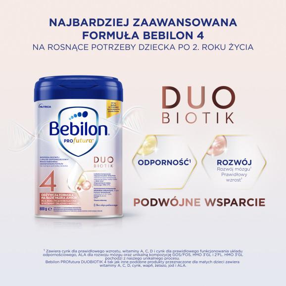 Bebilon 4 Profutura DUO BIOTIK mleko modyfikowane w proszku po 2. roku życia 4 x 800g - zdjęcie produktu