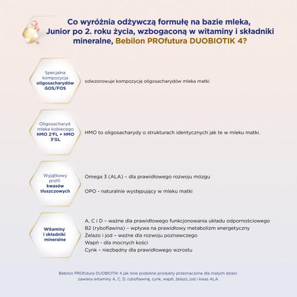 Bebilon 4 Profutura DUO BIOTIK mleko modyfikowane w proszku po 2. roku życia 4 x 800g - zdjęcie produktu