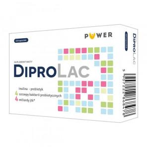 DiproLac probiotyk + prebiotyk – 20 kapsułek (suplement diety) - zdjęcie produktu