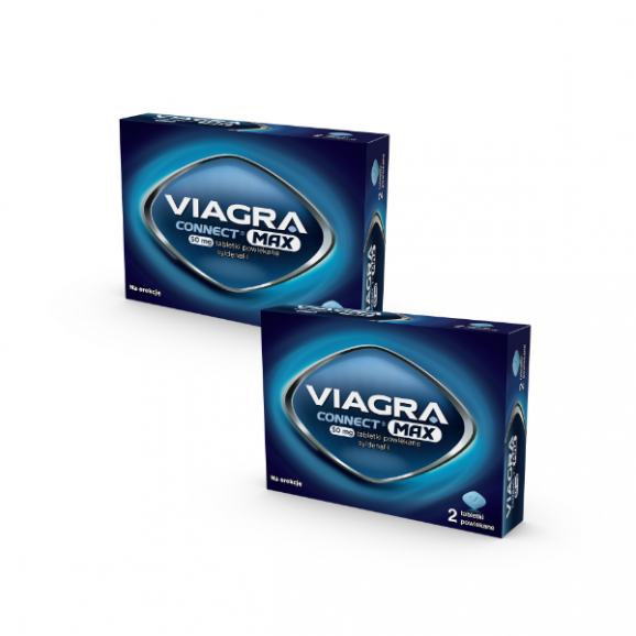 Viagra Connect Max, 50 mg, tabletki powlekane, 2 x 2 szt. Viagra Connect Max, 50 mg, tabletki powlekane, 2 x 2 szt. - zdjęcie produktu