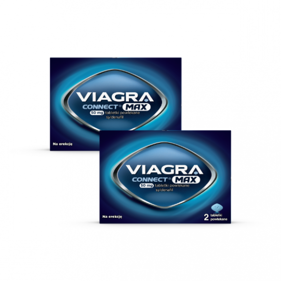 Viagra Connect Max, 50 mg, tabletki powlekane, 2 x 2 szt. Viagra Connect Max, 50 mg, tabletki powlekane, 2 x 2 szt. - zdjęcie produktu