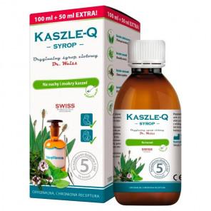 Kaszle-Q, syrop na suchy i mokry kaszel – wyrób medyczny (150 ml) - zdjęcie produktu