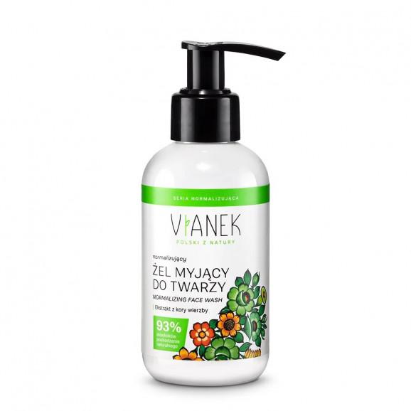 Vianek Normalizujący żel myjący do twarzy (150 ml) Vianek Normalizujący żel myjący do twarzy (150 ml) - zdjęcie produktu