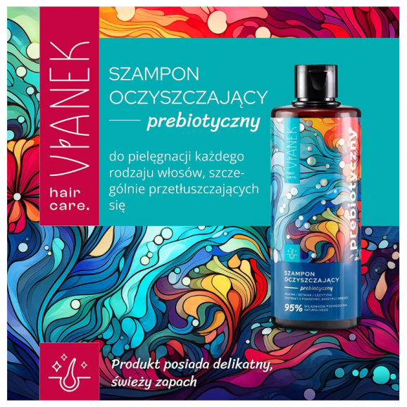 VIANEK Prebiotyczny szampon oczyszczający (300 ml) VIANEK Prebiotyczny szampon oczyszczający (300 ml) - zdjęcie produktu
