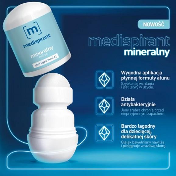 Medispirant Mineralny Emulsja – roll-on (40 ml) Medispirant Mineralny Emulsja – roll-on (40 ml) - zdjęcie produktu