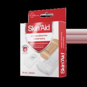 Skin Aid zestaw plastrów uniwersalnych – wyrób medyczny (24 sztuki) - zdjęcie produktu