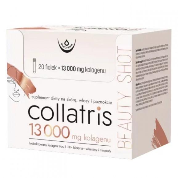 Collatris Beauty Shot 13 000 mg – suplement diety (20 fiolek x 25 ml) Collatris Beauty Shot 13 000 mg – suplement diety (20 fiolek x 25 ml) - zdjęcie produktu