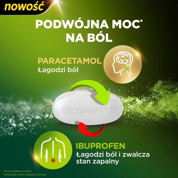 [31.08.2026] Excedrin Duo 200 mg + 500 mg, tabletki powlekane (20 tabletek) - zdjęcie produktu
