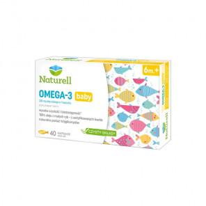 Naturell Omega-3 Baby – suplement diety (40 kapsułek twist-off) - zdjęcie produktu