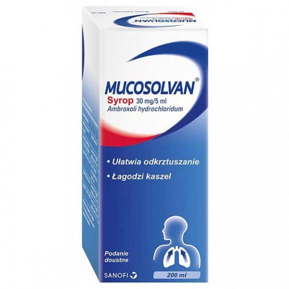 Mucosolvan, syrop 30 mg/5 ml (200 ml) Mucosolvan, syrop 30 mg/5 ml (200 ml) - zdjęcie produktu