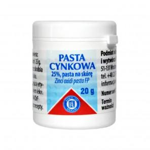 [02.09.2026] Pasta Cynkowa Hasco-Lek 25% – pasta na skórę (20 g) - zdjęcie produktu