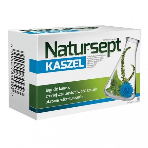 Natur-Sept Kaszel – pastylki do ssania (18 szt.) Natur-Sept Kaszel – pastylki do ssania (18 szt.) - zdjęcie produktu