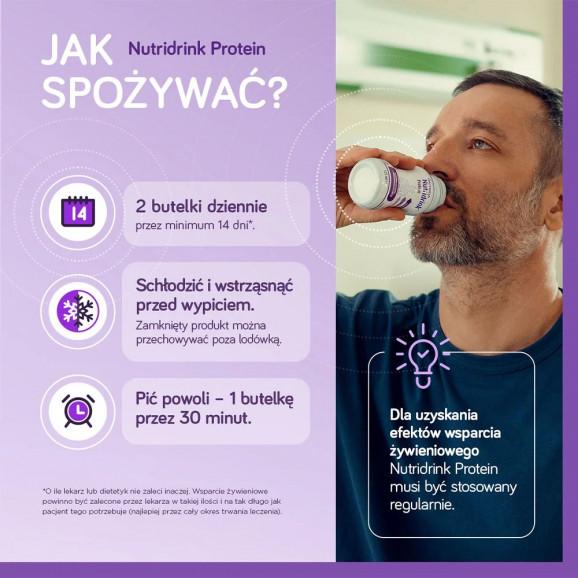 Nutridrink Protein, o smaku owoców leśnych, 4 x 125 ml - zdjęcie produktu