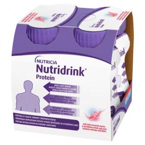 NUTRICIA Nutridrink Protein czerwone owoce – żywność specjalnego przeznaczenia medycznego (4 x 125 ml) - zdjęcie produktu