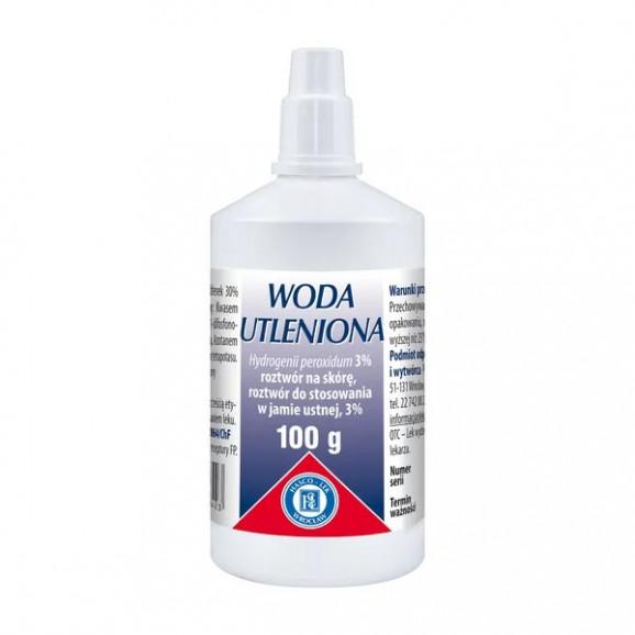 Hasco-Lek Woda utleniona 3% – roztwór na skórę i do stosowania w jamie ustnej (100 g) Hasco-Lek Woda utleniona 3% – roztwór na skórę i do stosowania w jamie ustnej (100 g) - zdjęcie produktu