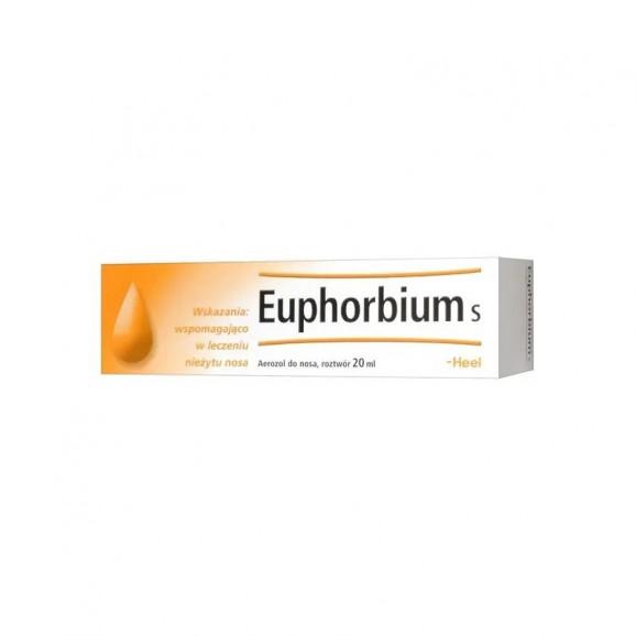 Euphorbium S, aerozol do nosa – lek homeopatyczny (20 ml) Euphorbium S, aerozol do nosa – lek homeopatyczny (20 ml) - zdjęcie produktu
