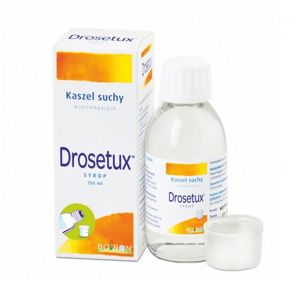 Boiron Drosetux, syrop wspomagający w leczeniu suchego i drażniącego kaszlu (150 ml) Boiron Drosetux, syrop wspomagający w leczeniu suchego i drażniącego kaszlu (150 ml) - zdjęcie produktu