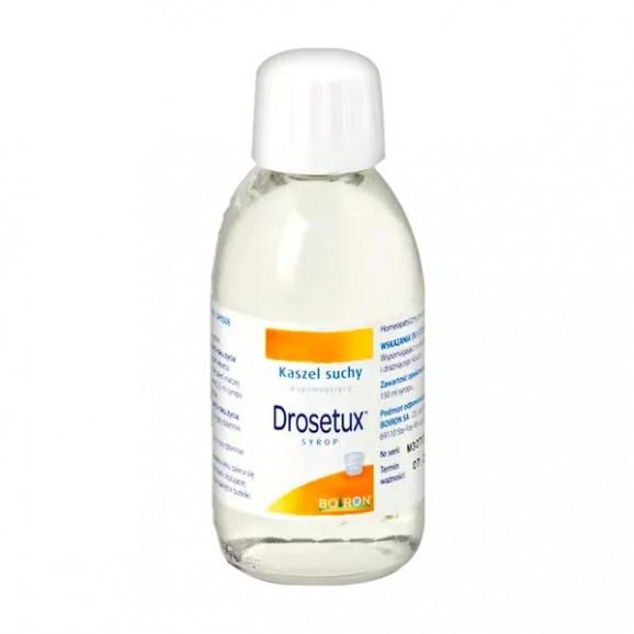 Boiron Drosetux, syrop wspomagający w leczeniu suchego i drażniącego kaszlu (150 ml) Boiron Drosetux, syrop wspomagający w leczeniu suchego i drażniącego kaszlu (150 ml) - zdjęcie produktu
