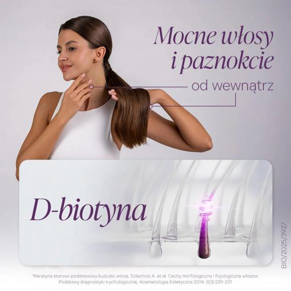 Biotebal 5 mg – tabletki na włosy, skórę i paznokcie (30 tabletek) - zdjęcie produktu