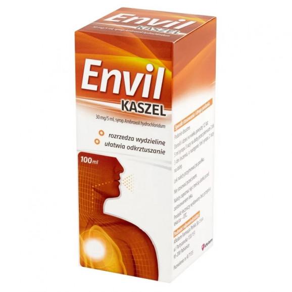 Envil Kaszel 30 mg/5 ml, syrop, 100 ml (OTC) Envil Kaszel 30 mg/5 ml, syrop, 100 ml (OTC) - zdjęcie produktu