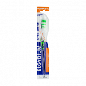 ELGYDIUM Inter-active – szczoteczka do zębów miękka (1 szt.) - zdjęcie produktu