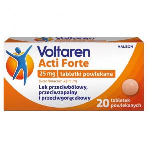 Voltaren Acti Forte 25 mg, tabletki powlekane – lek bez recepty (20 tabletek) - zdjęcie produktu