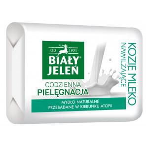 Biały Jeleń, hipoalergiczne mydło z kozim mlekiem – mydło w kostce (100 g) - zdjęcie produktu