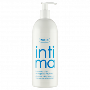 Ziaja INTIMA, kremowy płyn do higieny intymnej z kwasem laktobionowym (500 ml) - zdjęcie produktu