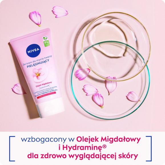 Nivea, żel-krem do mycia twarzy, łagodnie oczyszczający, cera sucha i wrażliwa (150 ml) - zdjęcie produktu